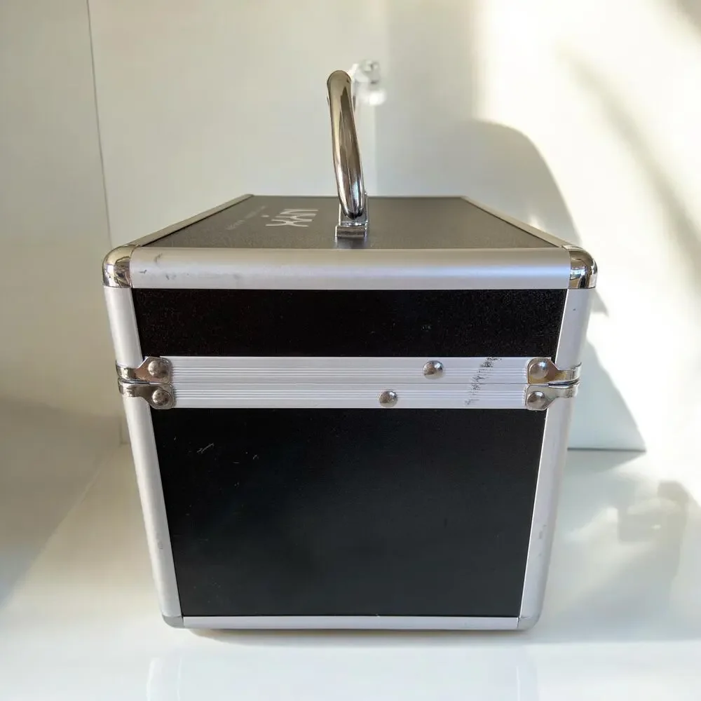 Black & Silver Nyx Professional Makeup Artist Case Mini Metal Box 3 Tier